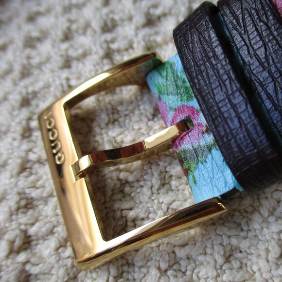 GUCCI G-Timeless Aqua Floral Print Women's Watch, YA1264085, Made in Switzerland - Picture 6 of 8